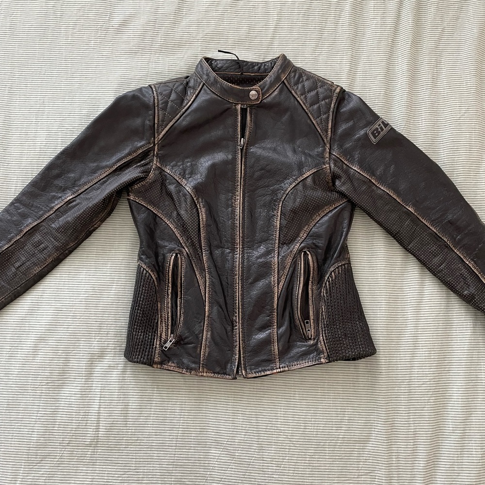 Leather Motorcycle Jacket - Custom Bilt